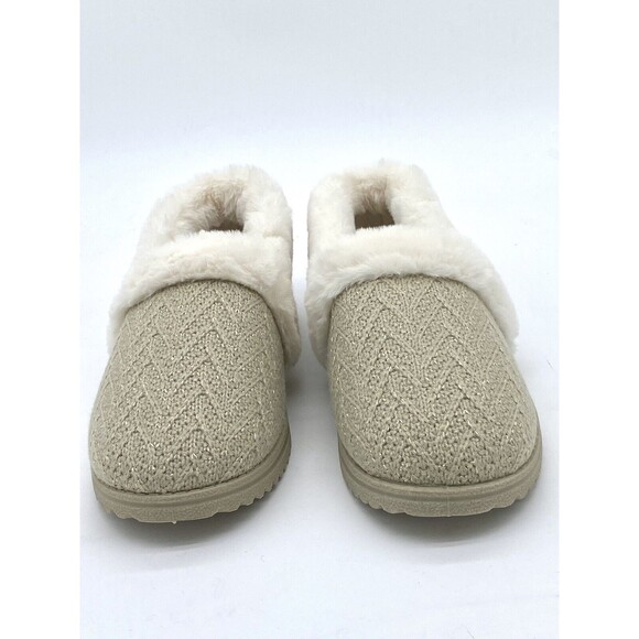 Sketchers Women’s Cozy Lite Sparkle Knit Slippers Sweet Walk 167360W Size 11 - Picture 2 of 12